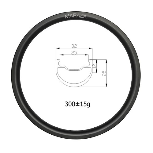 Cerchio fibra carbonio - fibra,