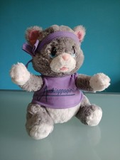 "TRUDI" peluche Gatto "Acchiappagioia"", colore grigio e bianco, altezza 30 cm.