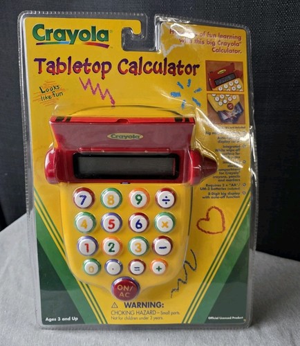 Calcolatrice tavolo crayola - calcolatrice,