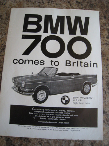 Bmw 700 comes britain - 700, to