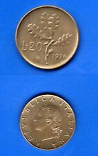 Moneta 20 Lire - Repubblica italiana - Giampaoli - Anno 1976 