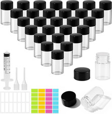 30 Mini Bottiglie Di Vetro