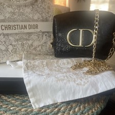Pochette e tracolla Dior Black