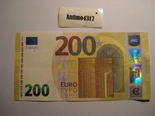 BANCONOTA EURO 200 SECONDO TIPO SERIE "UB" FIRMA MARIO DRAGHI @@ ENTRA @@