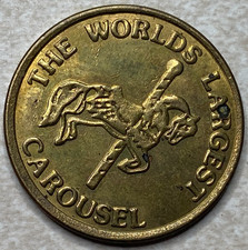 La giostra più grande del mondo La casa sulla roccia WI gettone divertimento T8799