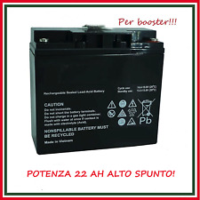 BATTERIA PROFESSIONALE RICAMBIO BOOSTER AVVIATORE TRATTORINO AGM 12V 22 Ah