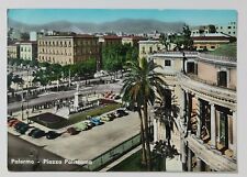 05186 20 Cartolina fuori formato - Palermo - Piazza Politeama - 1958 - cm 21