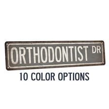 Cartello stradale ortodontista regalo per ufficio dentista insegna odontoiatria scuola 104180021054