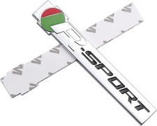 Adesivo auto sportivo 3D Metal