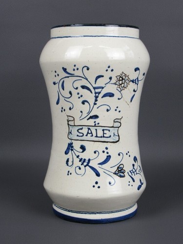 Vaso maiolica contenitore - , sale