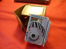 SEKONIC ESPOSIMETRO VINTAGE ALLA LUCE CON CUSTODIA IN PELLE "NON TESTATO " GIAPPONE