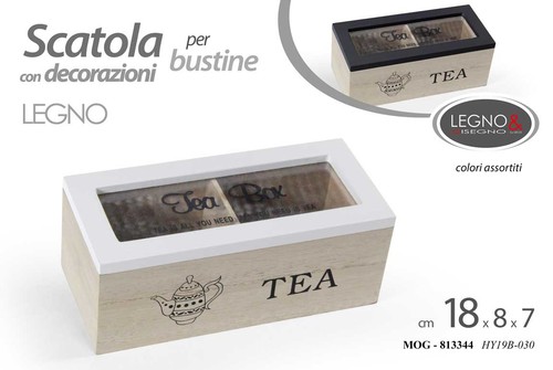 Scatola porta bustine - scatola, te