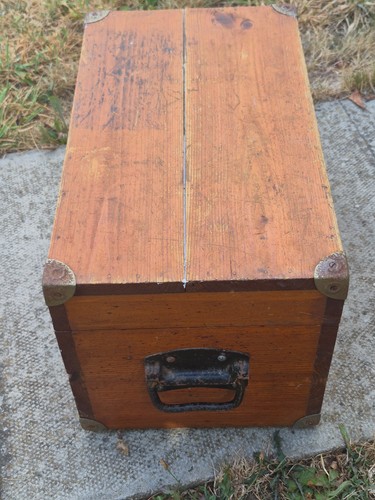 Raro baule scatola - baule/scatola, militare