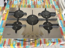 Hotpoint Ariston Piano cottura 5 Fuochi incasso a gas 75 cm Inox FTGHL751D 