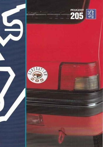 Catalogue peugeot 205 - peugeot,