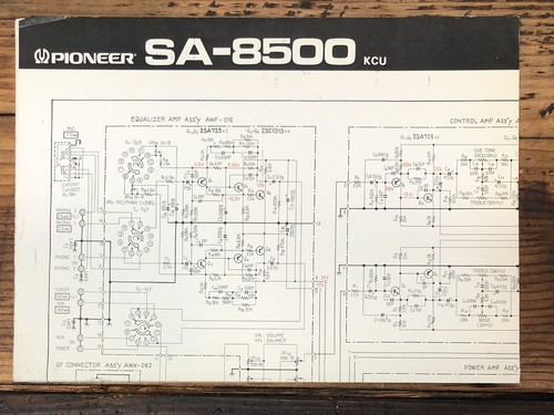 Pioneer 8500 kcu - pioneer, sa-8500