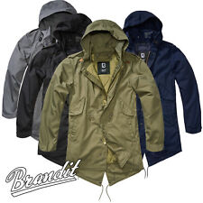 Brandit M51 Parka Rip Stop Uomo Giacca Cappotto Giacca Invernale S-7XL