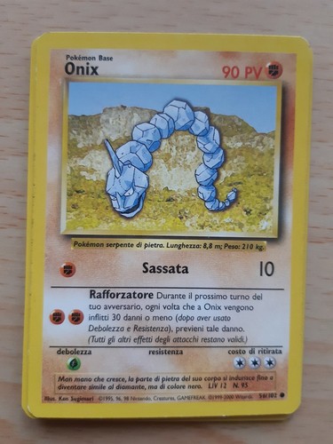 Onix carta pokémon - 1,