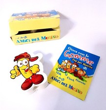 MULINO BIANCO barilla 2000 italy gli amici del mulino CIOK gomma in box mint