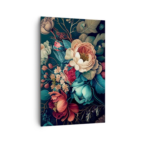 Quadro tela 80x120cm fiori - tela,
