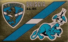 CALCIATORI PANINI 1976-77 SCUDETTO BRESCIA NUOVA N° 333