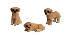 Bambole Casa Giallo Cuccioli Labrador IN Piedi Seduto Stesi Giù Retriever Cani