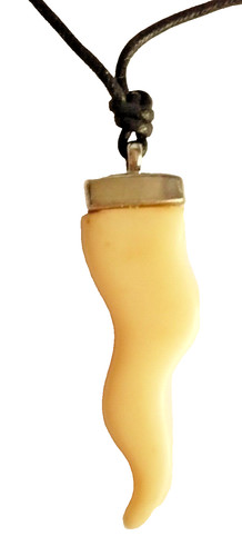 Ciondolo dente sciabola - dente, a