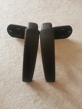 Coppia maniglie sedia ufficio ricambio stile pinna di squalo Nautilus nuovissime