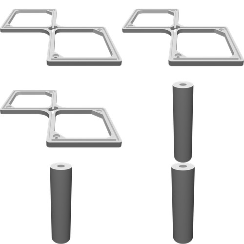 Telaio antenna biquad per - per, fpv