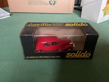 SOLIDO age d'or les models