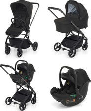 Foppapedretti Tictoc Travel System Passeggino Trio Leggero 0-4 0-22 Kg Ebony