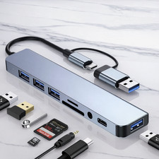 USB-C Hub 8-in-1 Type-C