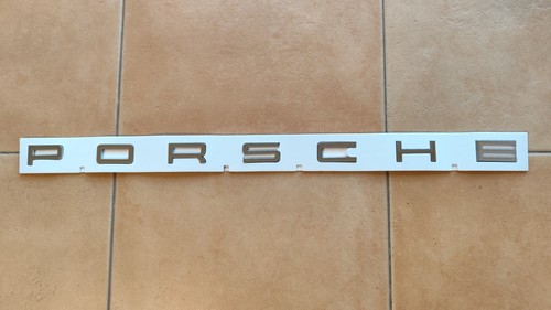 Scritta porsche cromata 911 - x,