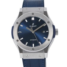 HUBLOT Classic fusion 42 mm TI/Gomma quadrante blu 542.NX.7170.LR