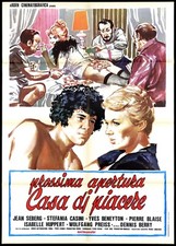 PROSSIMA APERTURA CASA DI PIACERE MANIFESTO SEXY 1974 LE GRAND DÉLIRE POSTER 2F
