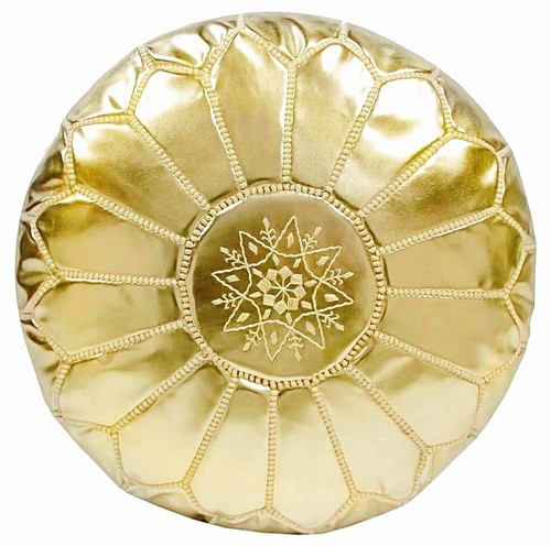 Pouf marocchino ecopelle - marocchino, in