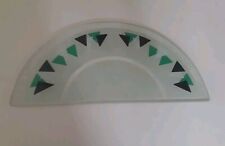 Vetro di ricambio Di Murano mezzaluna per applique Piantana Abatjour 35x17 cm