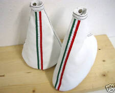 ALFA ROMEO 147/156/GT CUFFIE CAMBIO/FRENO PELLE BIANCA