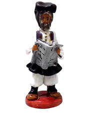 Arte Sarda VECCHIO  CERAMICA  ARTIGIANALE COSTUME SARDO GIORNALE 15X7 R. CARBONI