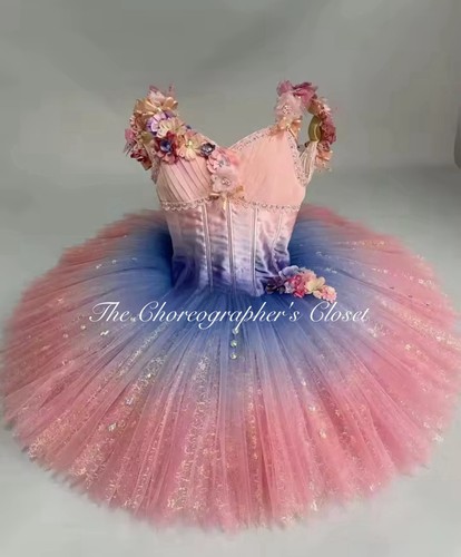 Costume fata ombré rosa blu - costume,