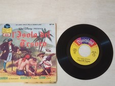 DISCO 45 GIRI VINILE WALT DISNEY PRESENTA : L'ISOLA DEL TESORO