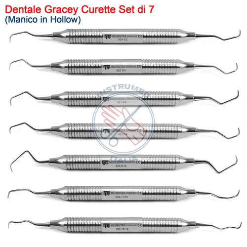 Curette parodontali gracey - parodontali,