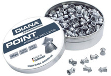 Piombini 4,5mm 177 Diana Point airgun pellets plinking pallini aria compressa