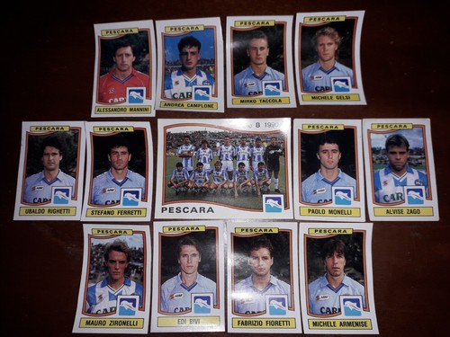 Lotto figurine panini pescara - figurine,