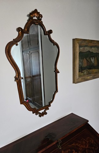 Specchio legno scuro - specchio,
