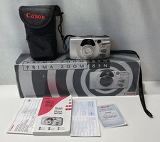 Canon PRIMA Zoom 85N Big Box Completa Funzionante Point&Shoot Film Camera