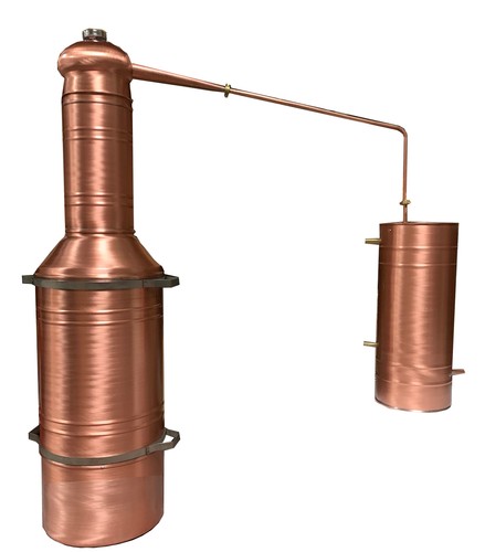 Alambicco distillatore rame - alambicco, in