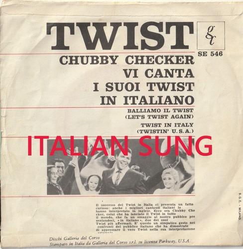 Chubby checker sings - chubby,