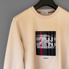 Maglione Burberry cucito logo