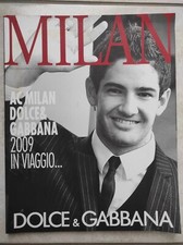 RIVISTA  MILAN   AC MILAN DOLCE & GABBANA  2009 IN VIAGGIO ....